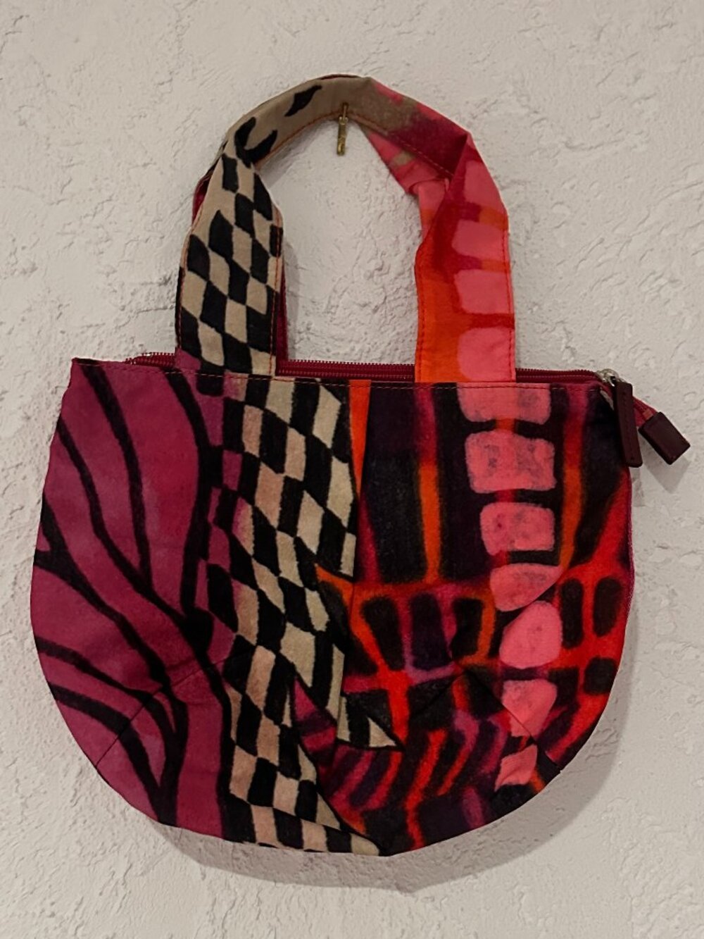 Hiroko Koshino Sac Colorful Mini Tote Bag – Lightweight Japanese Designer Bag - Picture 2 of 8